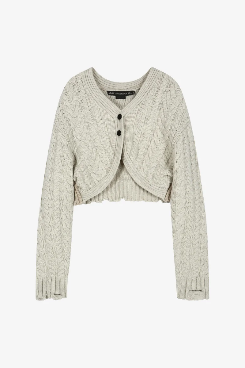 CABLE CROPPED CARDIGAN 11