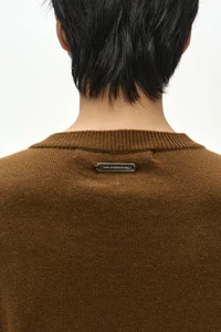 UNISEX LAYERED V-NECK SWEATER thumb 8