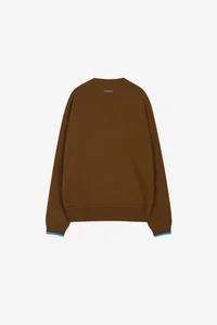 UNISEX LAYERED V-NECK SWEATER thumb 11
