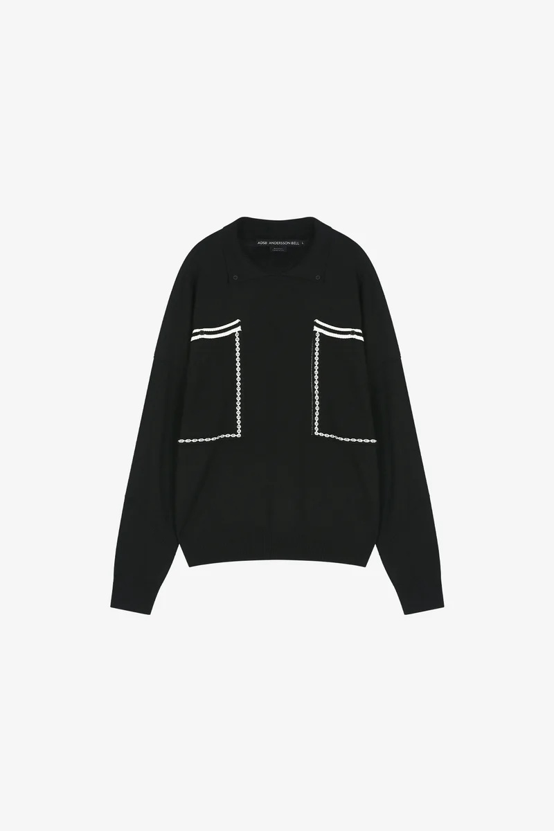 BIG POCKET POLO SWEATER 7