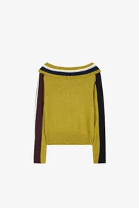 DRAPED SHAWL KNIT TOP thumb 7