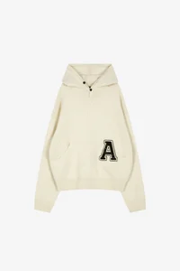 (ESSENTIAL) UNISEX VARSITY PATCH HOODIE