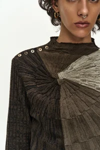 ASYMMETRIC TWIST BUTTON TOP thumb 7