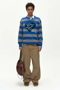26 BOY'S HEART MESSAGE CREW-NECK SWEATER thumb 3