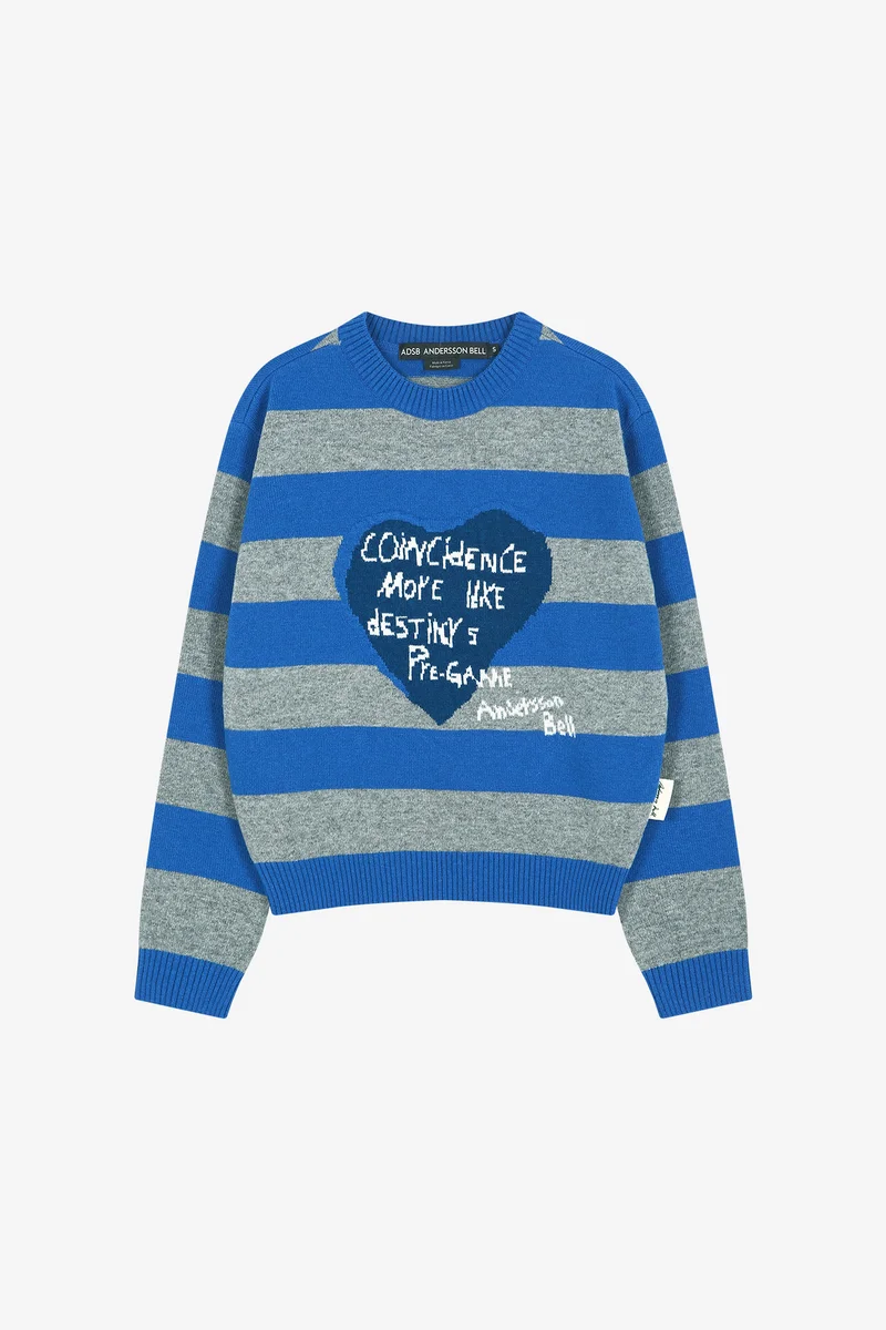 26 GIRL'S HEART MESSAGE CREW-NECK SWEATER 7