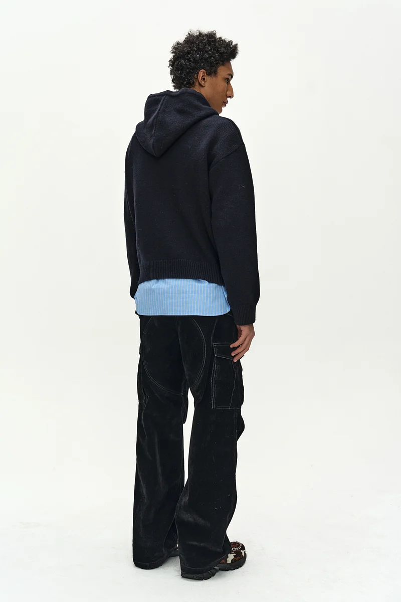 (ESSENTIAL) UNISEX VARSITY PATCH HOODIE 5