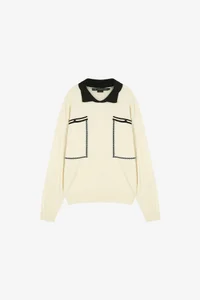 BIG POCKET POLO SWEATER