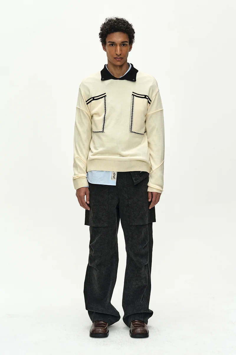 BIG POCKET POLO SWEATER 2