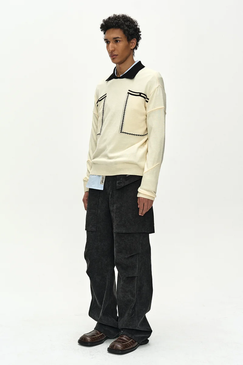 BIG POCKET POLO SWEATER 3