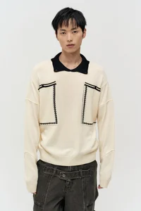 BIG POCKET POLO SWEATER thumb 4
