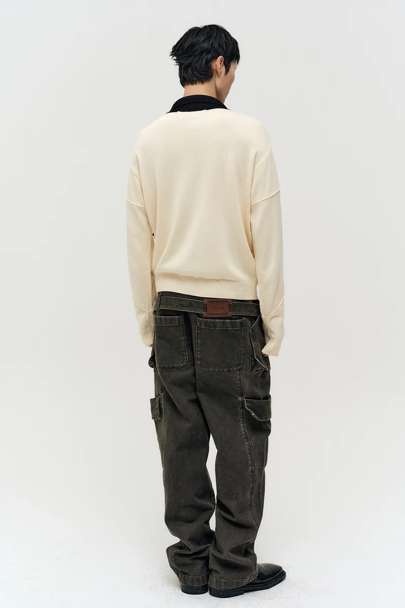 BIG POCKET POLO SWEATER 5