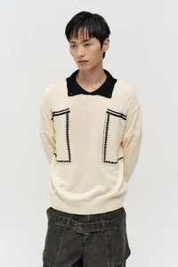 BIG POCKET POLO SWEATER thumb 6