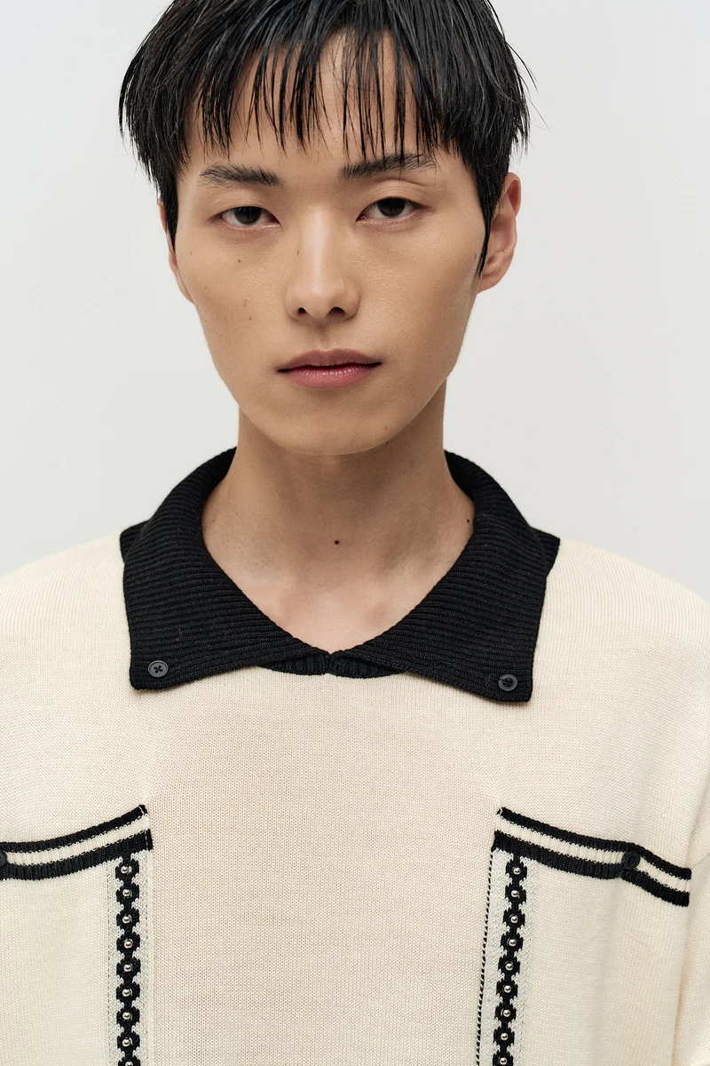 BIG POCKET POLO SWEATER 7