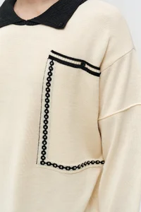 BIG POCKET POLO SWEATER thumb 8