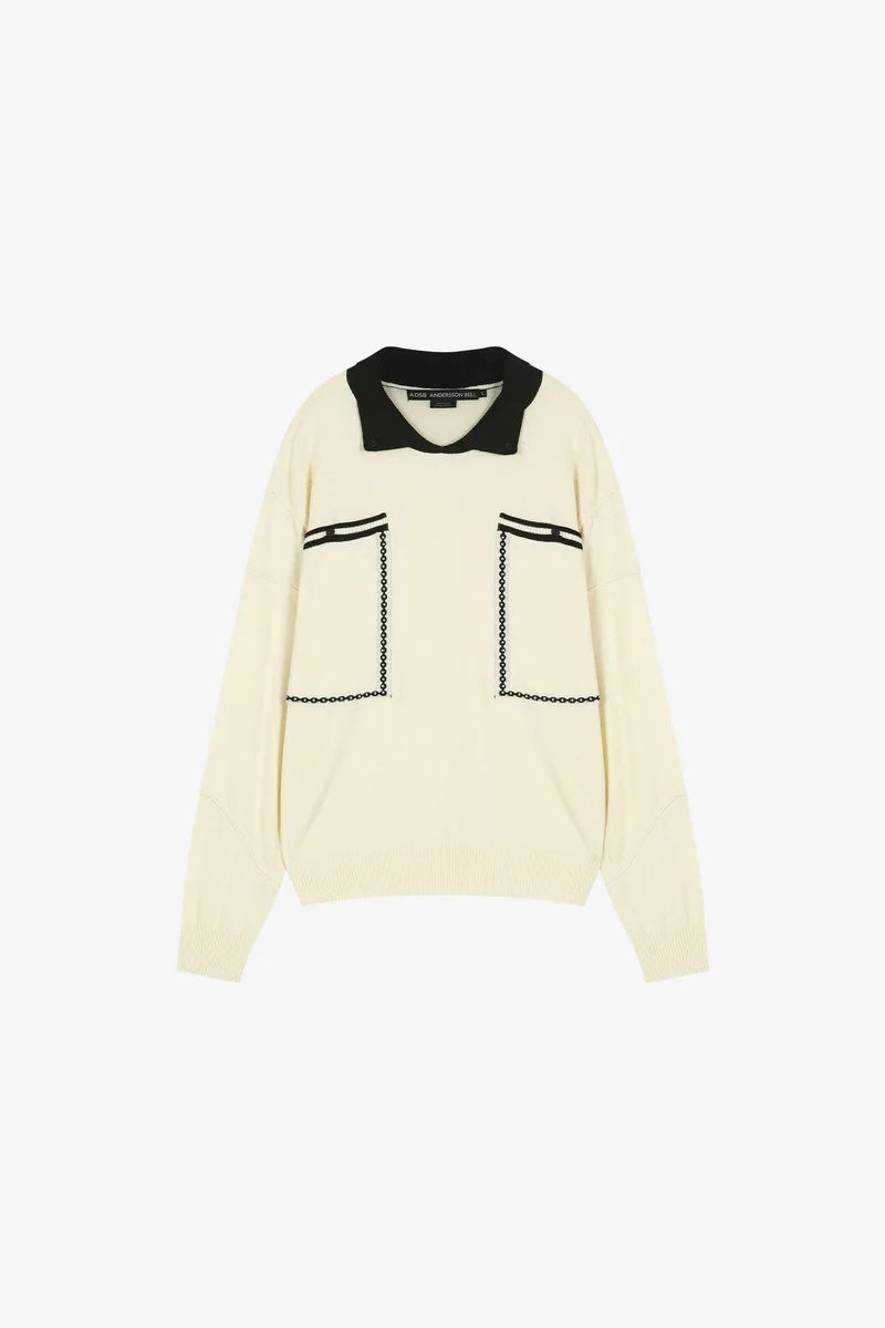 BIG POCKET POLO SWEATER 9