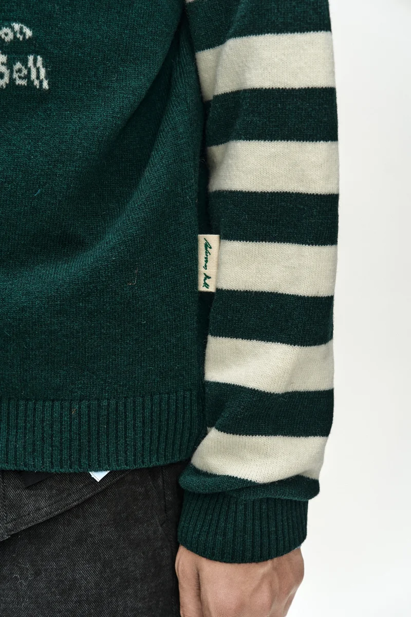 26 BOY'S HEART MESSAGE CREW-NECK SWEATER 6