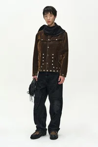 UNISEX RODEO BIKER WIDE-LEG JEANS thumb 1