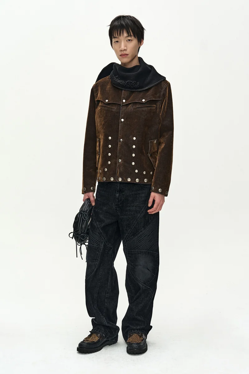 UNISEX RODEO BIKER WIDE-LEG JEANS 1