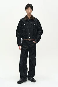 UNISEX RODEO BIKER WIDE-LEG JEANS thumb 2