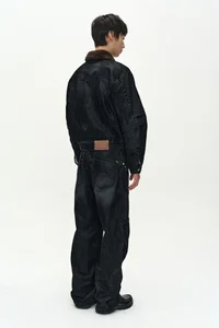 UNISEX RODEO BIKER WIDE-LEG JEANS thumb 5