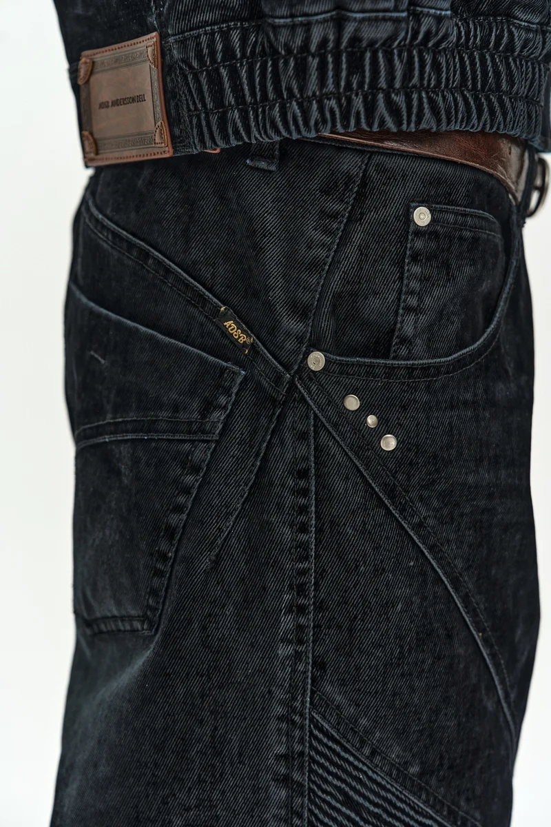 UNISEX RODEO BIKER WIDE-LEG JEANS 7