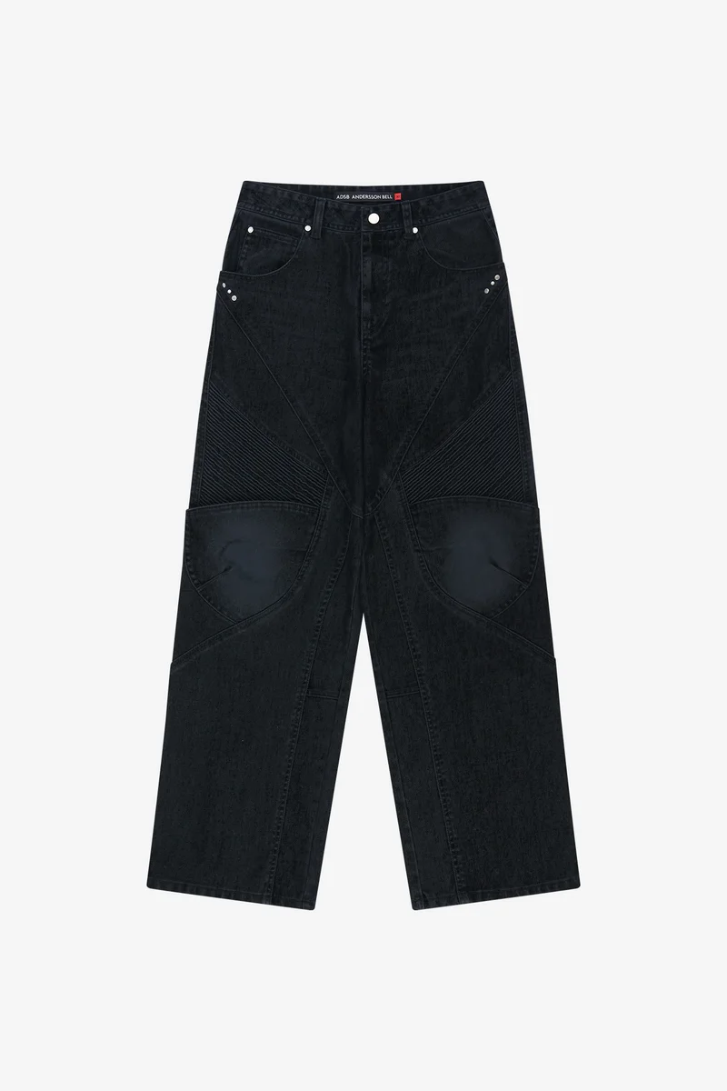 UNISEX RODEO BIKER WIDE-LEG JEANS 11