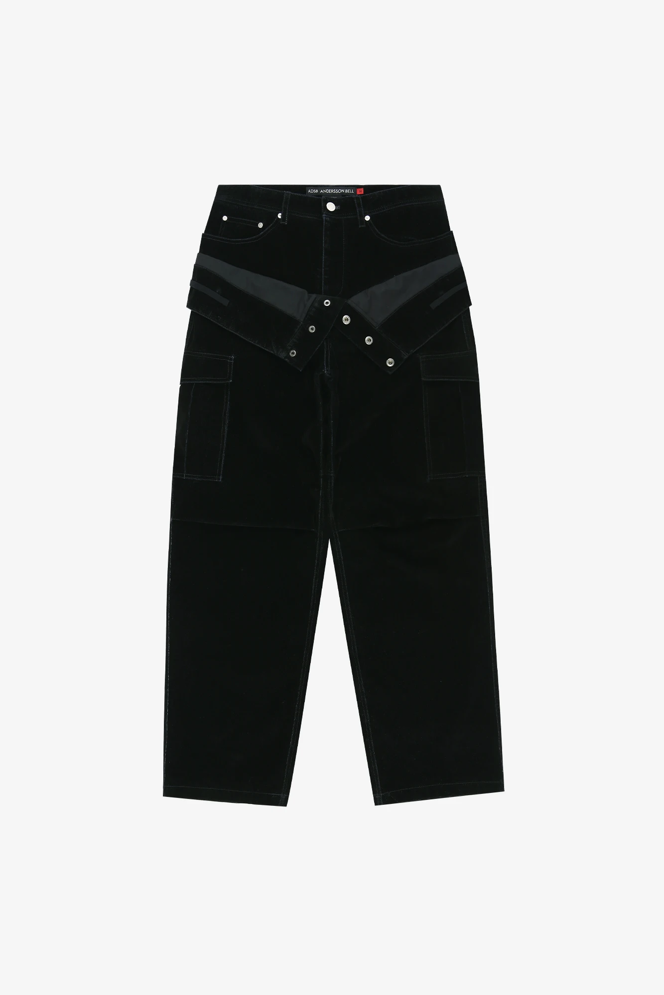 ☆Bel商品☆ FLOCK VELVET DOUBLE WAIST WIDE-LEG JEANS-ANDERSSON BELL-39600