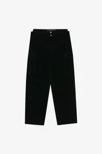 FLOCK VELVET DOUBLE WAIST WIDE-LEG JEANS thumb 13