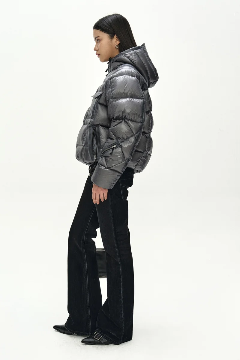ASYMMETRIC LAYERED BOOTCUT PANTS 5