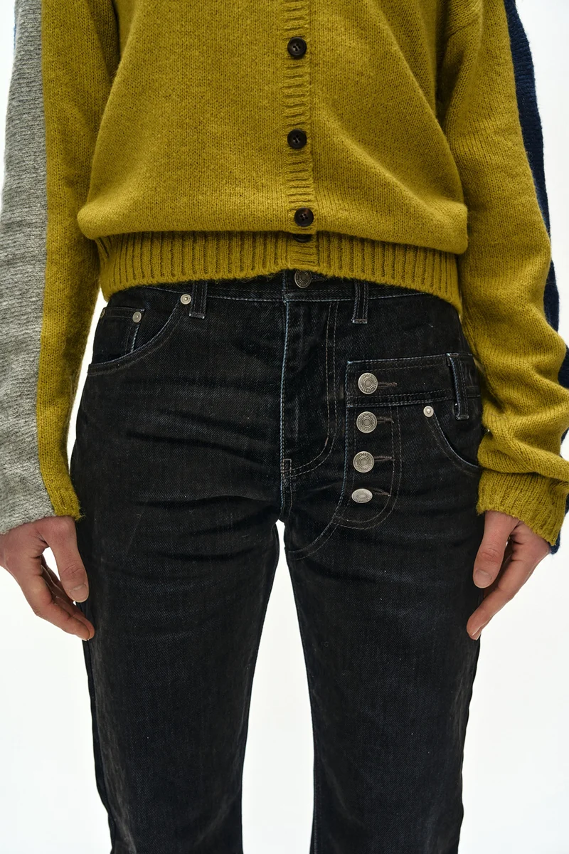 ASYMMETRIC LAYERED BOOTCUT PANTS 7