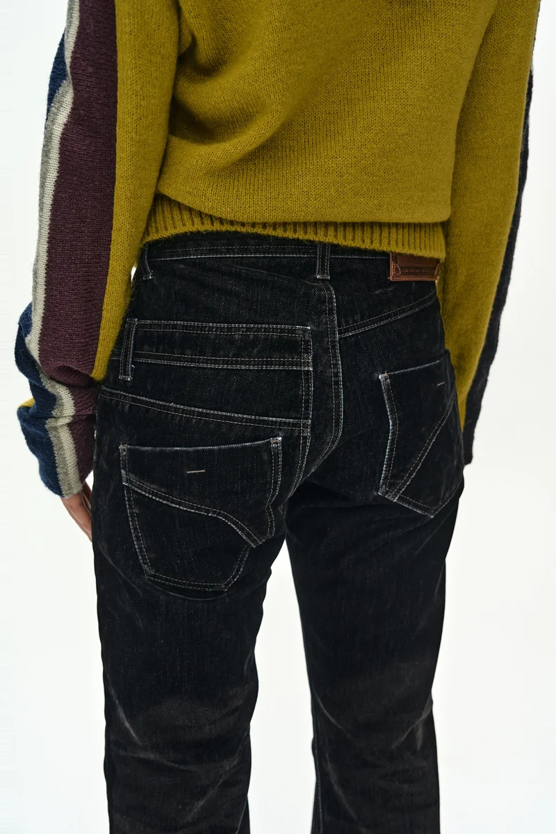 ASYMMETRIC LAYERED BOOTCUT PANTS 8