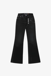 ASYMMETRIC LAYERED BOOTCUT PANTS thumb 9