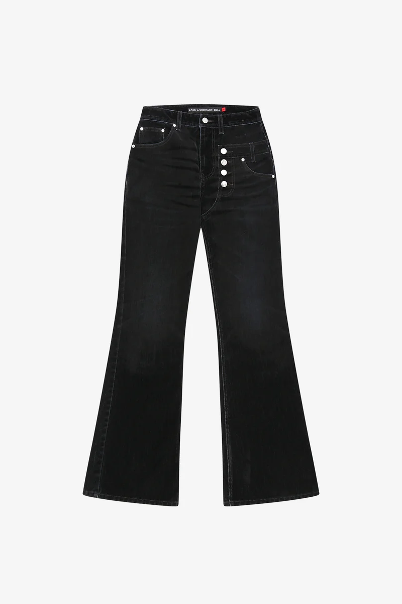 ASYMMETRIC LAYERED BOOTCUT PANTS 9