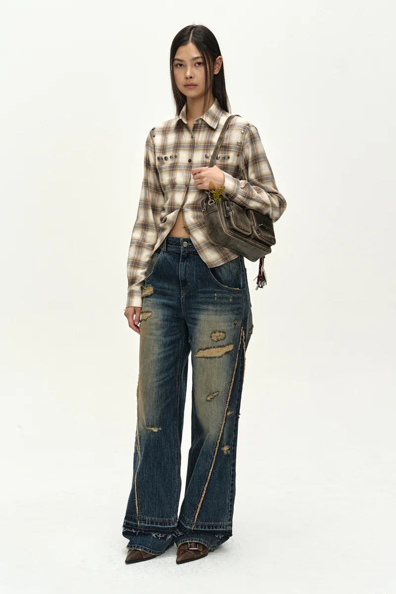 LAYERED WIDE JEANS 3