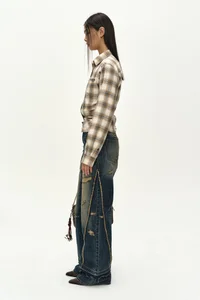 LAYERED WIDE JEANS thumb 5