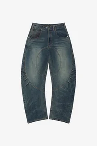HOOK AND EYE CURVED JEANS thumb 8
