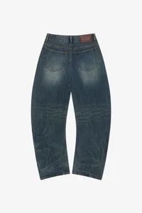 HOOK AND EYE CURVED JEANS thumb 9