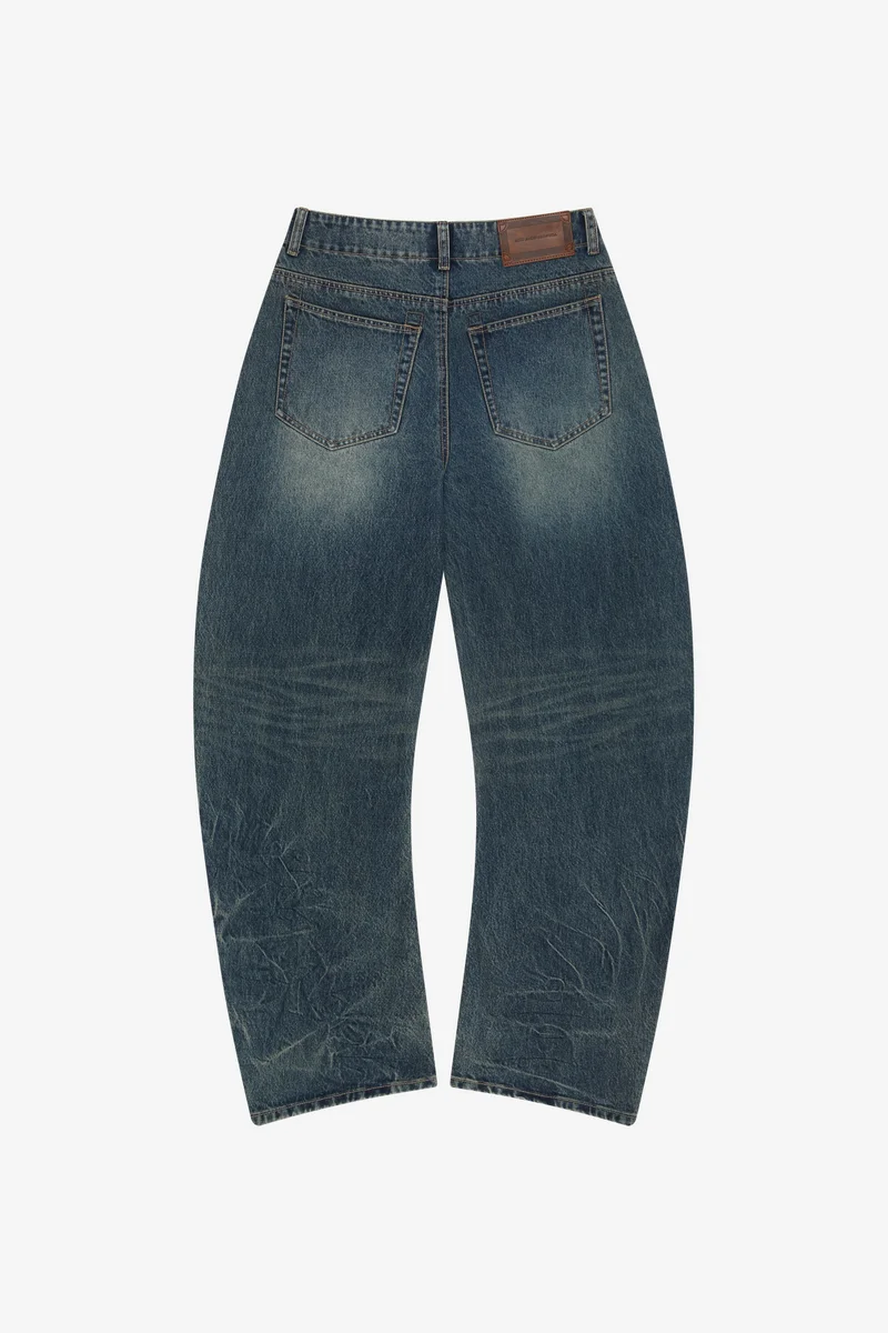 HOOK AND EYE CURVED JEANS 9