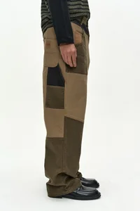 AUSTIN PATCHWORK WASHED WIDE-LEG JEANS thumb 5