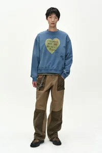 AUSTIN PATCHWORK WASHED WIDE-LEG JEANS thumb 9