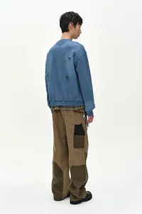 AUSTIN PATCHWORK WASHED WIDE-LEG JEANS thumb 10