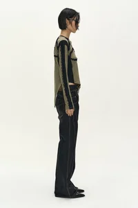 TWIST FOLD COATED JEANS thumb 2