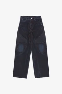 UNISEX RODEO BIKER WIDE-LEG JEANS