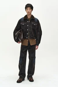 UNISEX RODEO BIKER WIDE-LEG JEANS thumb 1