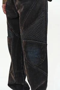 UNISEX RODEO BIKER WIDE-LEG JEANS thumb 8