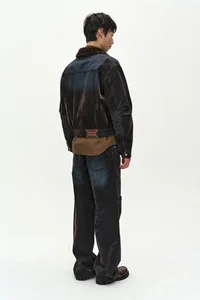 UNISEX RODEO BIKER WIDE-LEG JEANS thumb 10