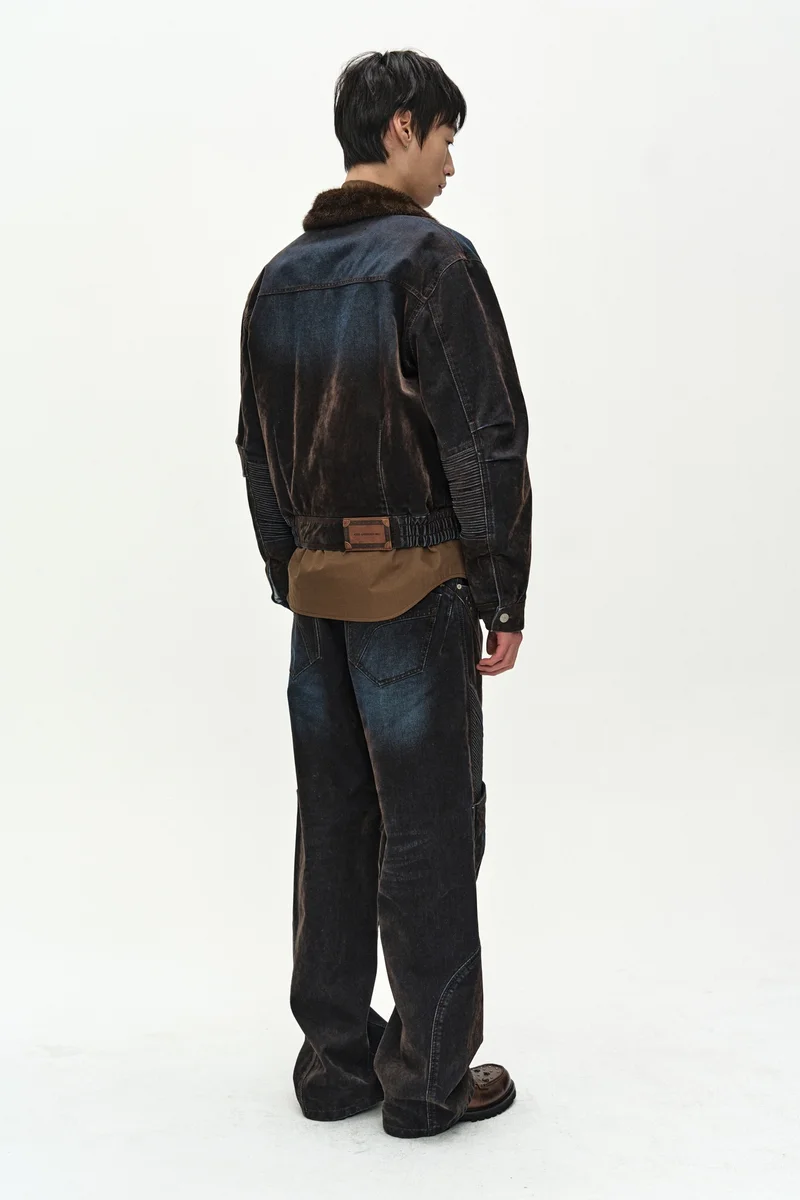 UNISEX RODEO BIKER WIDE-LEG JEANS 10