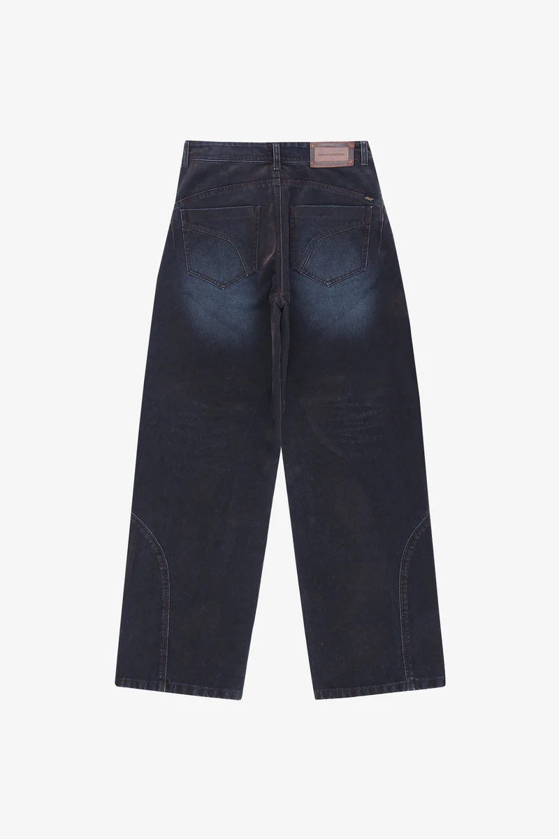 UNISEX RODEO BIKER WIDE-LEG JEANS 13