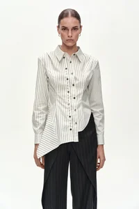STRIPE WRAP PANTS thumb 4