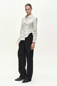 STRIPE WRAP PANTS thumb 5